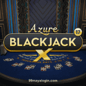 Blackjack X 17 - Azure Game Card